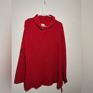 Nieman Marcus red turtle neck sweater size L